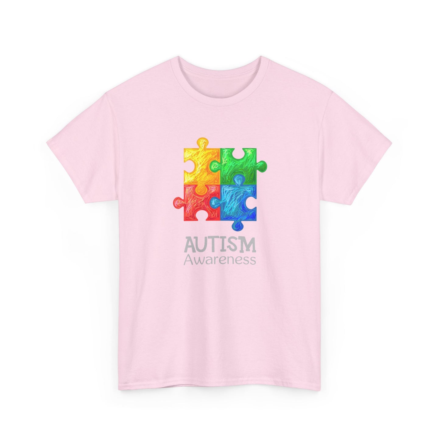 Autism Tshirt awareness health care nursing mental health Unisex Heavy Cotton