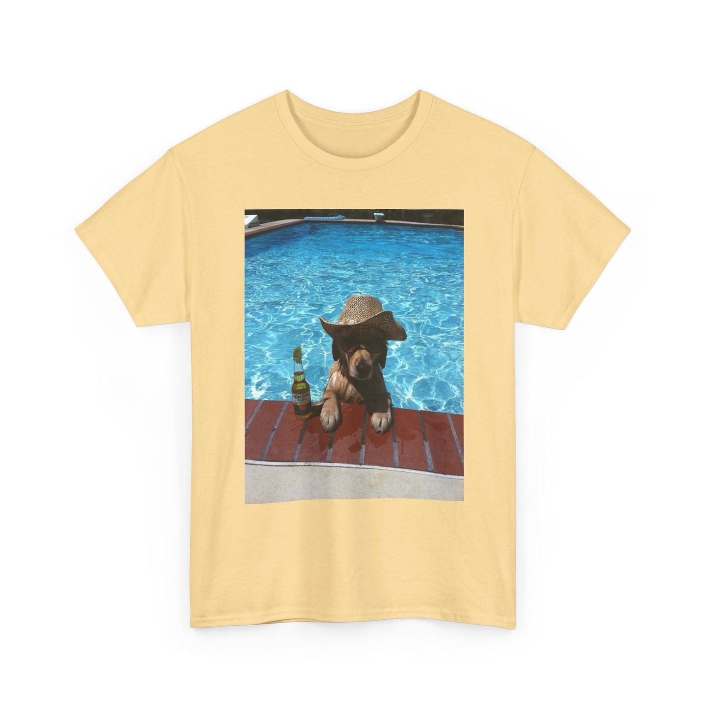 Funny Golden Retriever Dog Lover Graphic T-Shirt Unisex Heavy Cotton Tee NEW