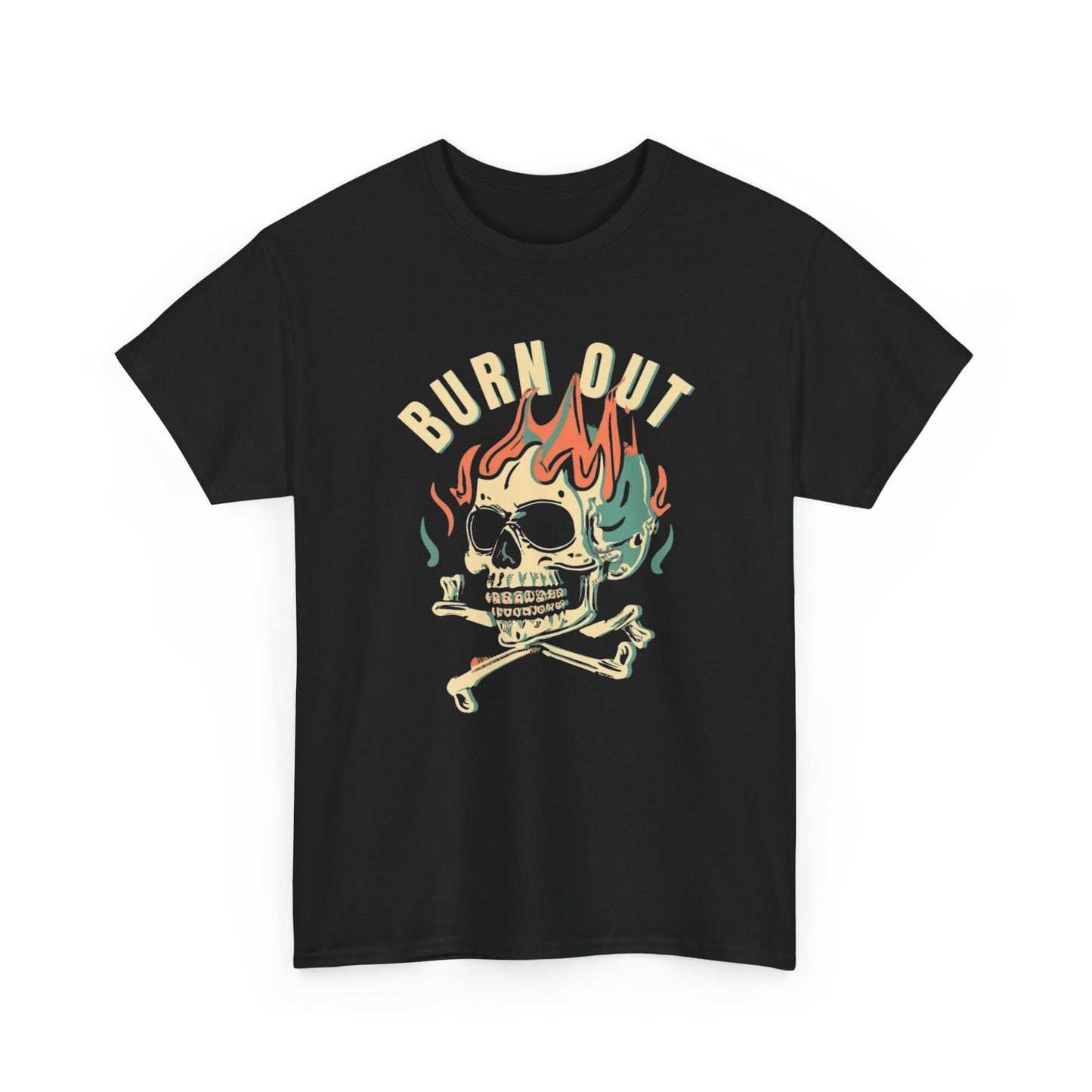 Burn Out Graphic T Shirt NEW ADULT TEE VINTAGE