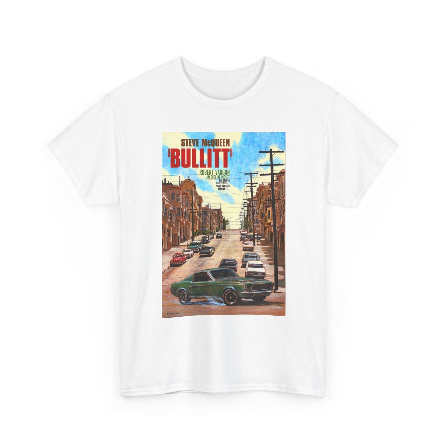 Steve Mcqueen Bullitt Graphic T Shirt Cotton Tee Apparel New