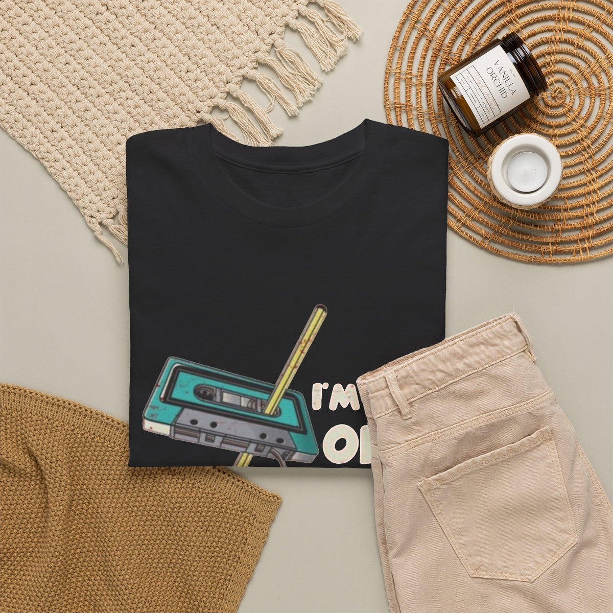 I'm This Old Cassette Player T-Shirt Funny  Men's Graphic Tee