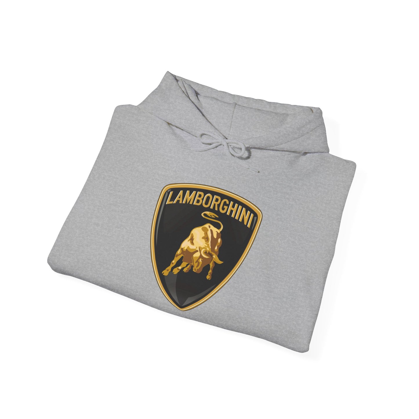 Lamborghini Graphic Car Logo Retro Brand New Heavy Blend™ Hooded Sweatshirt