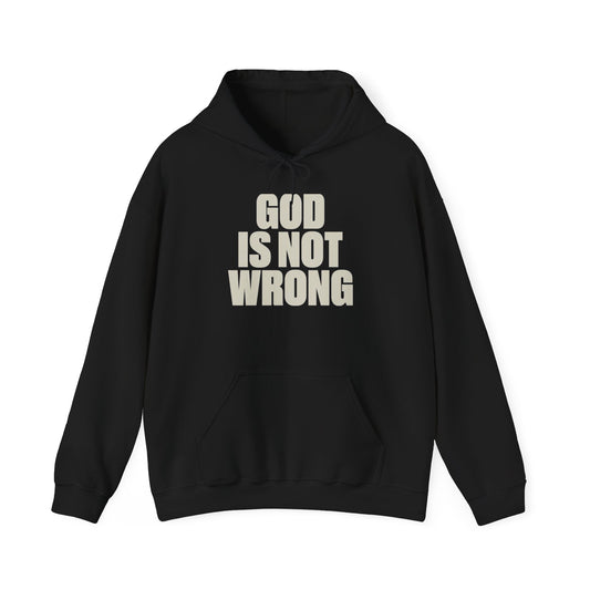God Is Not Wrong Graphic Hoodie Unisex Heavy Blend™ Hooded Sweatshirt