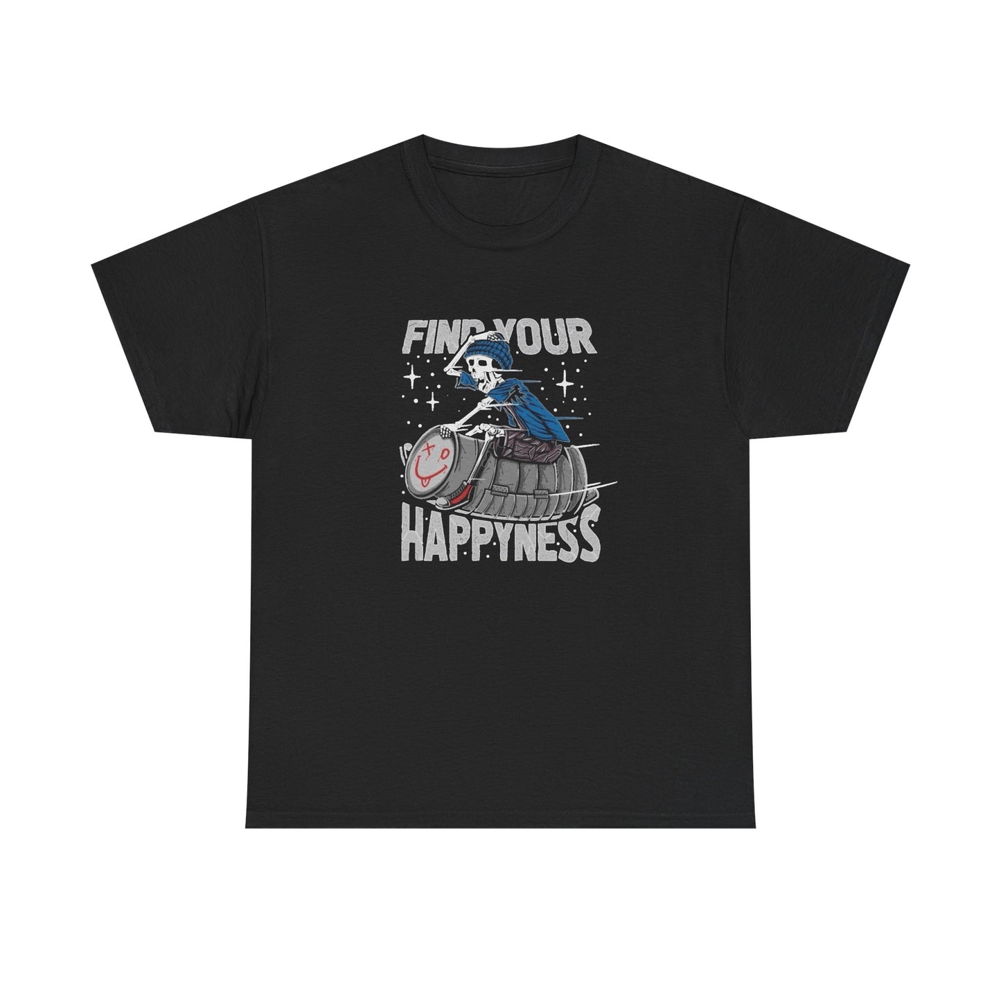 Find Your Happiness Graphic T Shirt NEW Unisex Heavy Cotton Tee