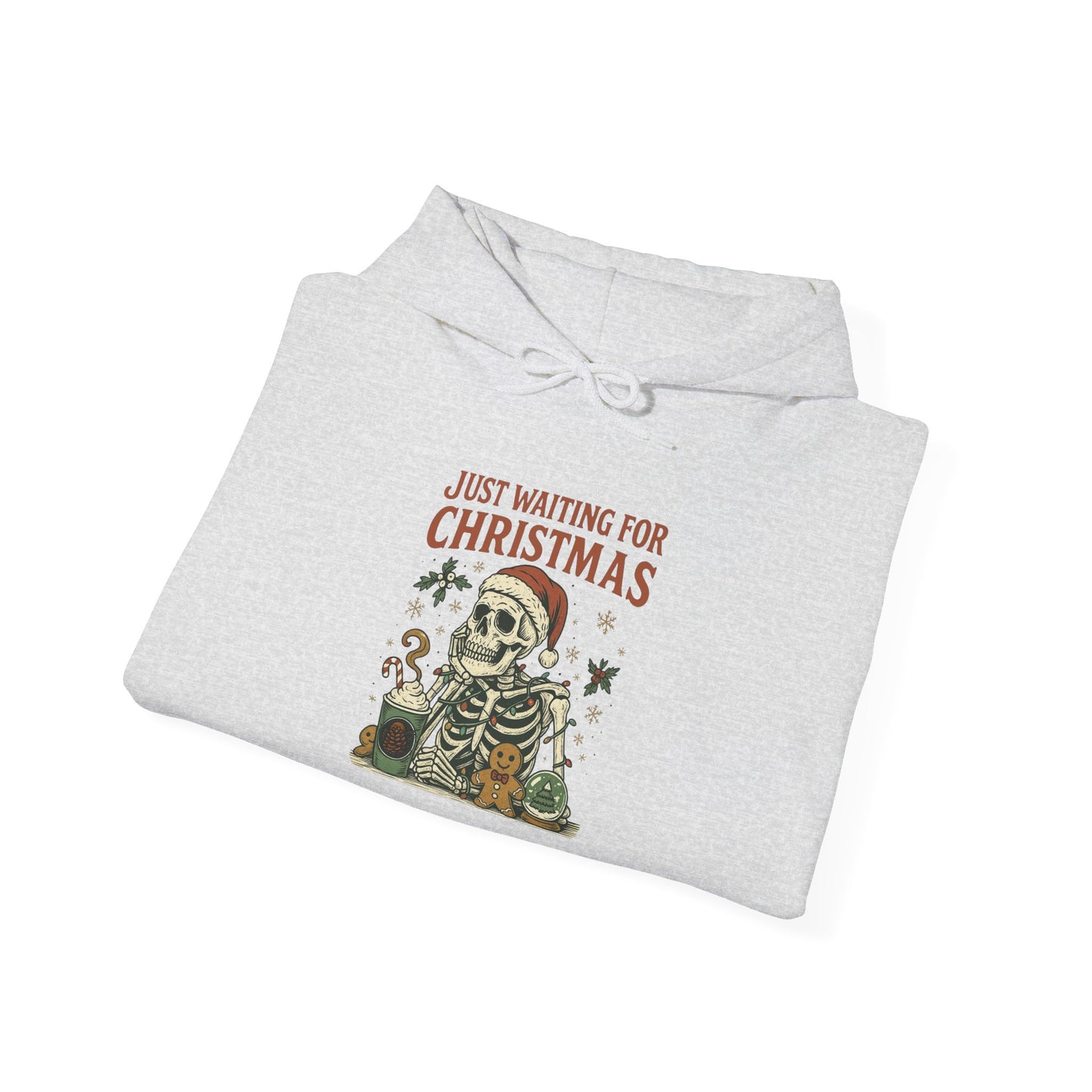 Just waiting For Christmas Graphic Hoodie Unisex Heavy Blend™ Hooded Sweatshirt