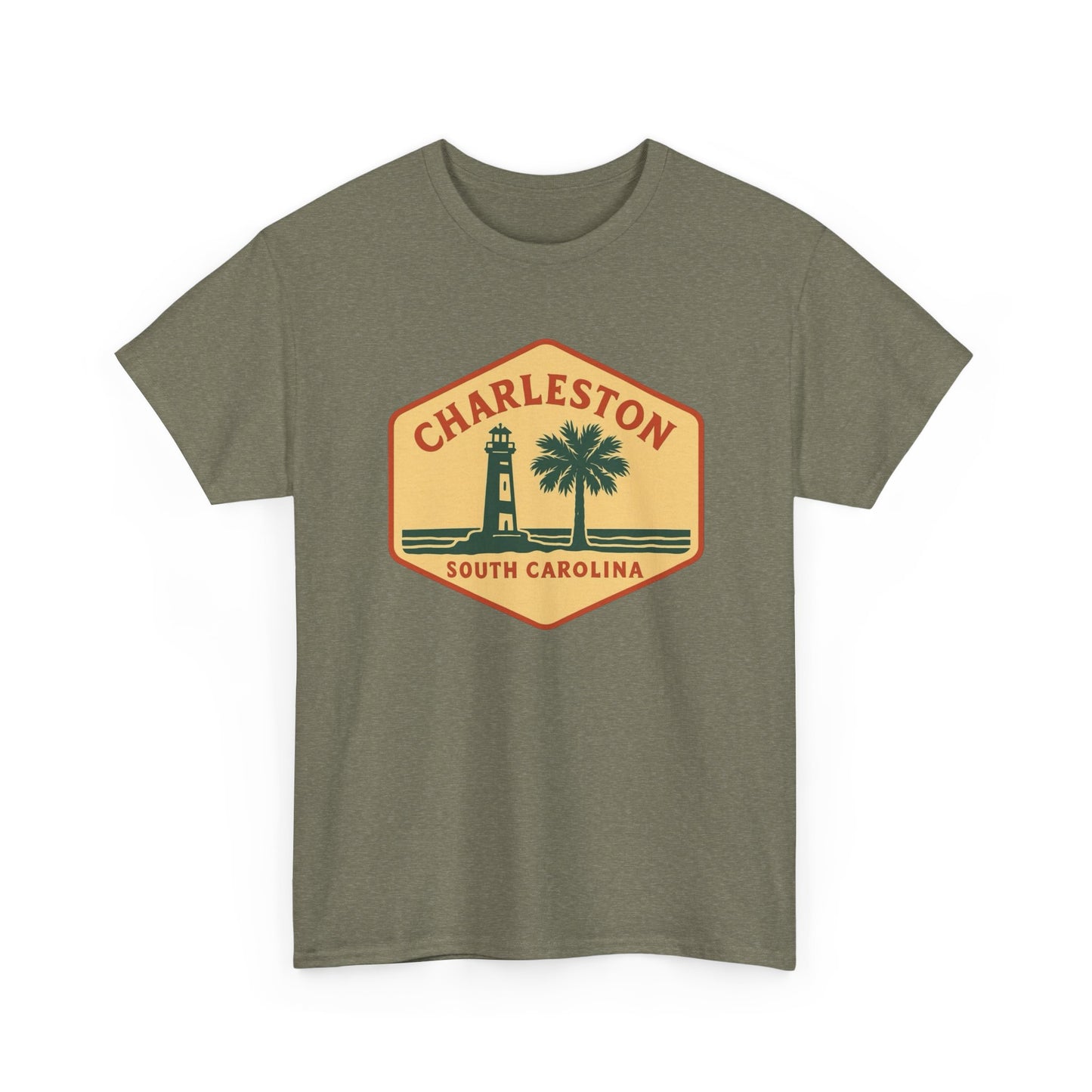 Charleston South Carolina Graphic T Shirt Heavy Cotton Tee