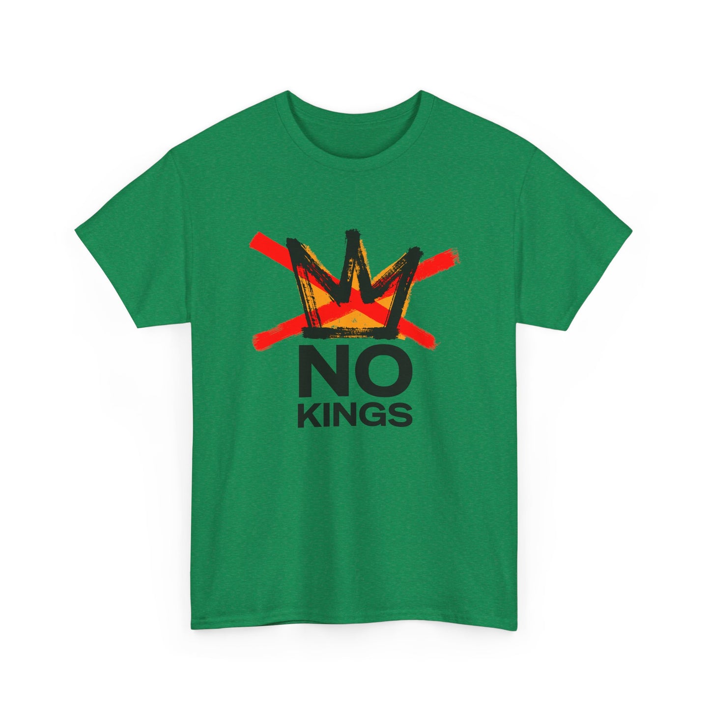 No Kings Graphic T Shirt Protest Resist BLM Support Unisex Heavy Cotton Tee