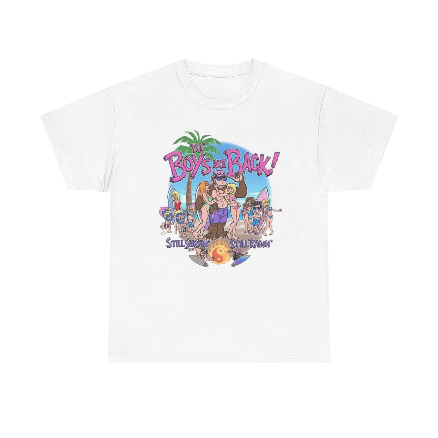 The Boys Are Back Beach Graphic T Shirt S-5XL NEW Unisex Heavy Cotton Tee