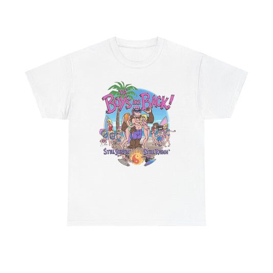 The Boys Are Back Beach Graphic T Shirt S-5XL NEW Unisex Heavy Cotton Tee