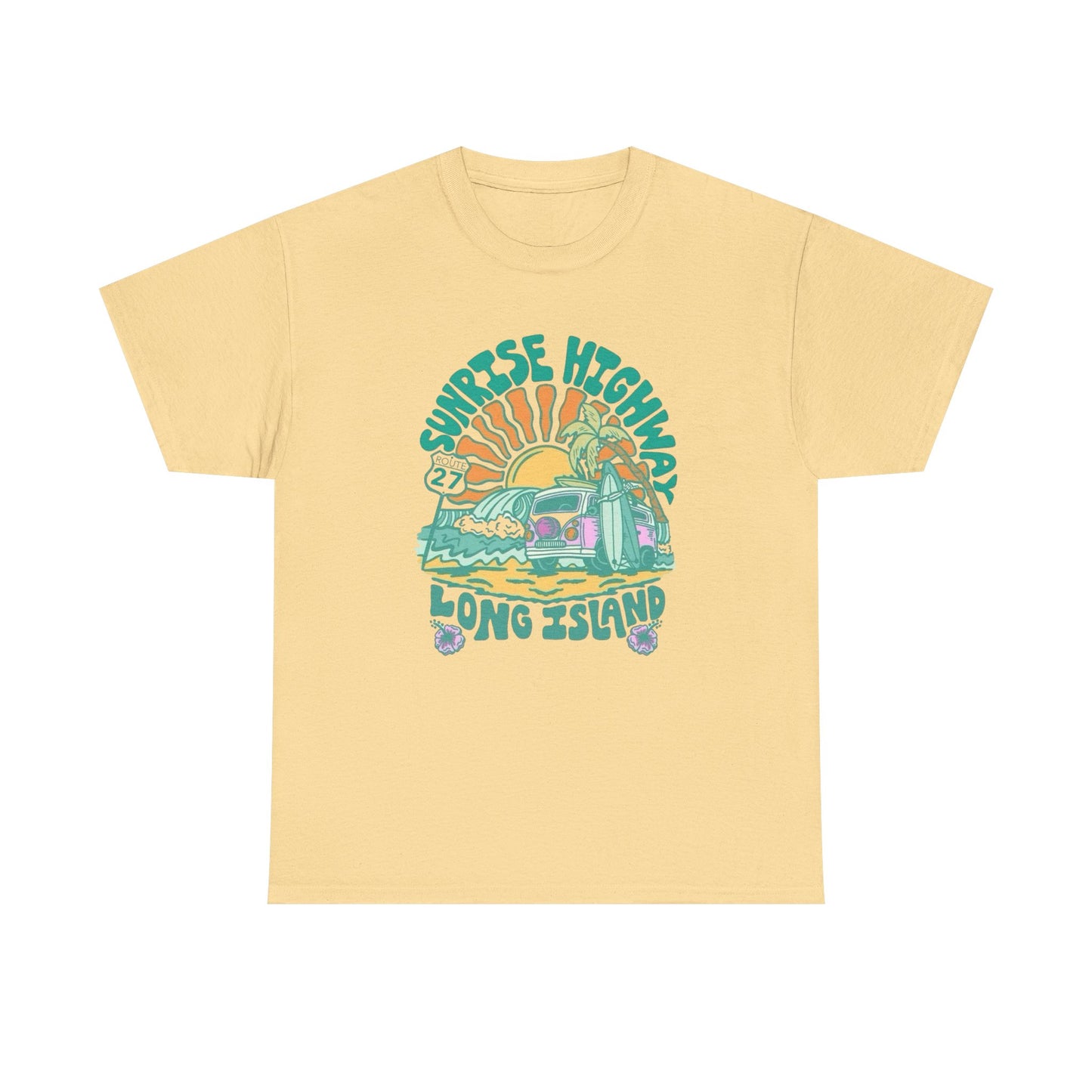 Sunrise Highway Long Island Graphic T Shirt NEW Adult Tee