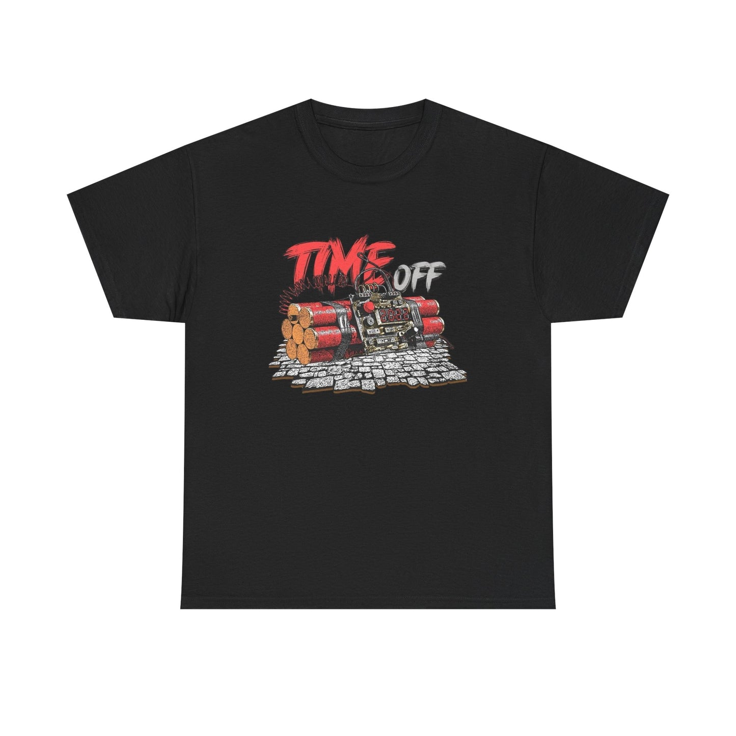 Time Off Time Bomb Graphic T Shirt NEW GIFT Unisex Heavy Cotton Tee