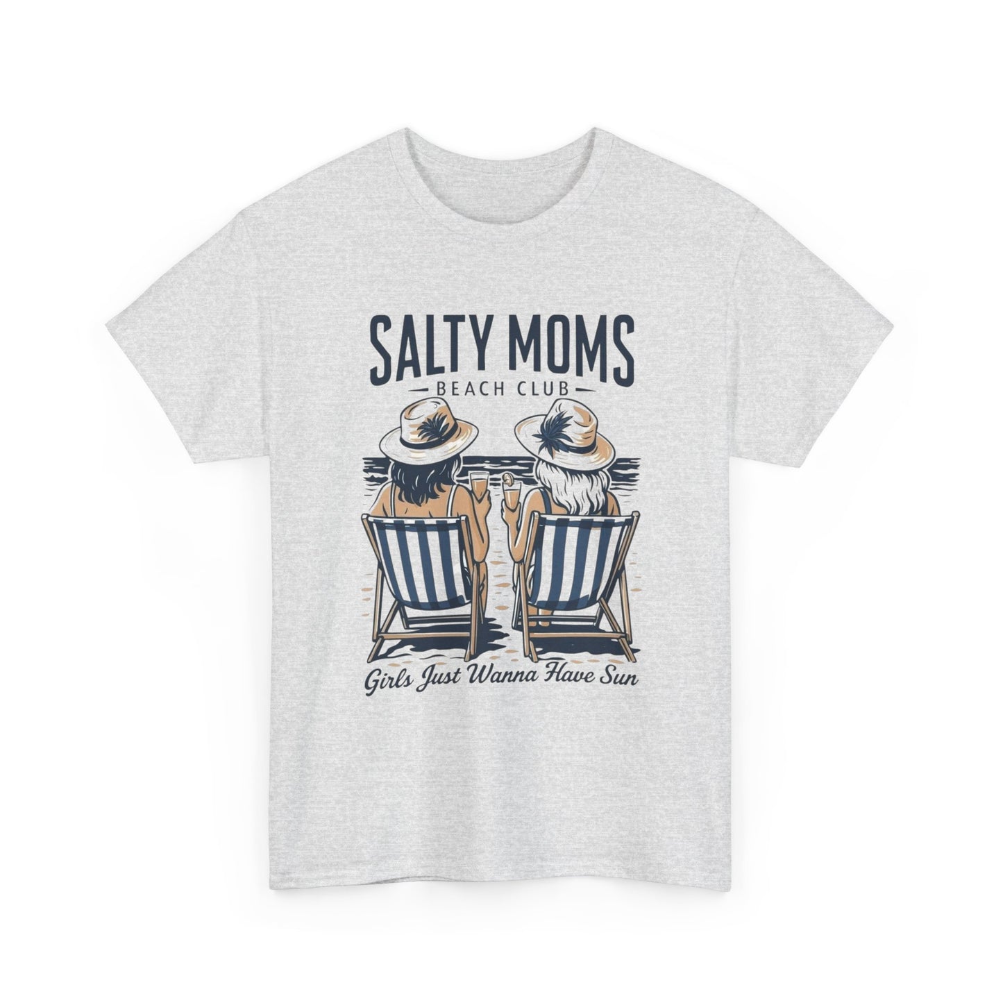Salty Moms Beach Club Graphic T Shirt NEW ADULT