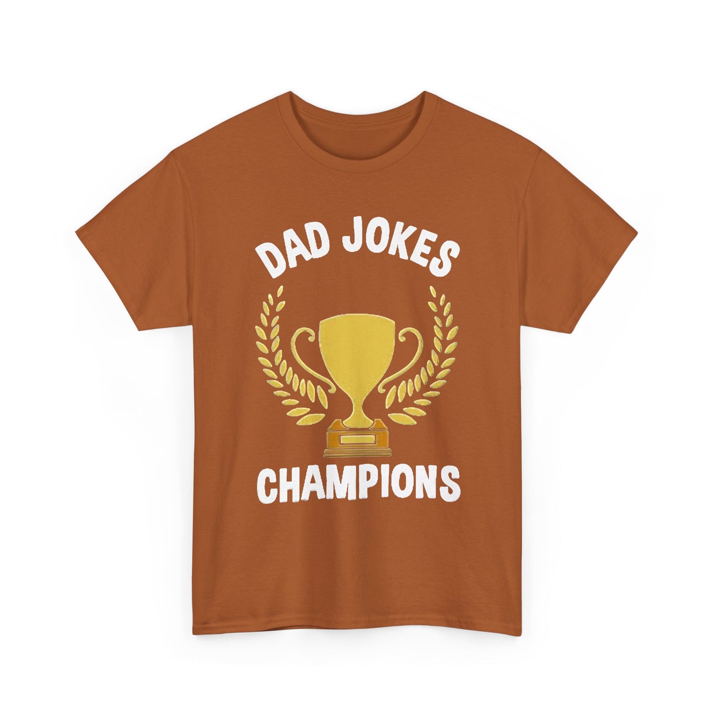 Dad Jokes Champion T SHIRT Retro Funny Jokes GIFT Unisex Heavy Cotton Tee