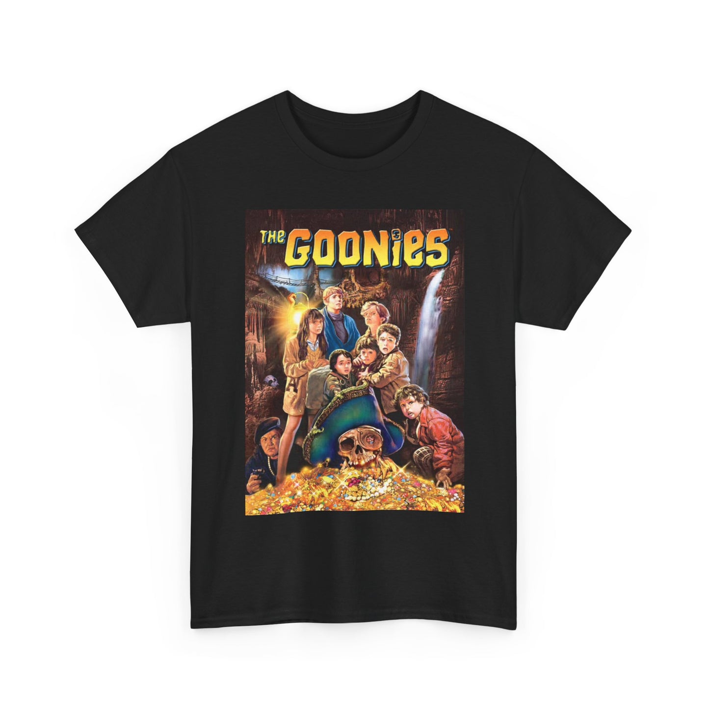 The Goonies Tshirt Vintage Movie Poster 90s Comedy Retro Unisex Heavy Cotton Tee