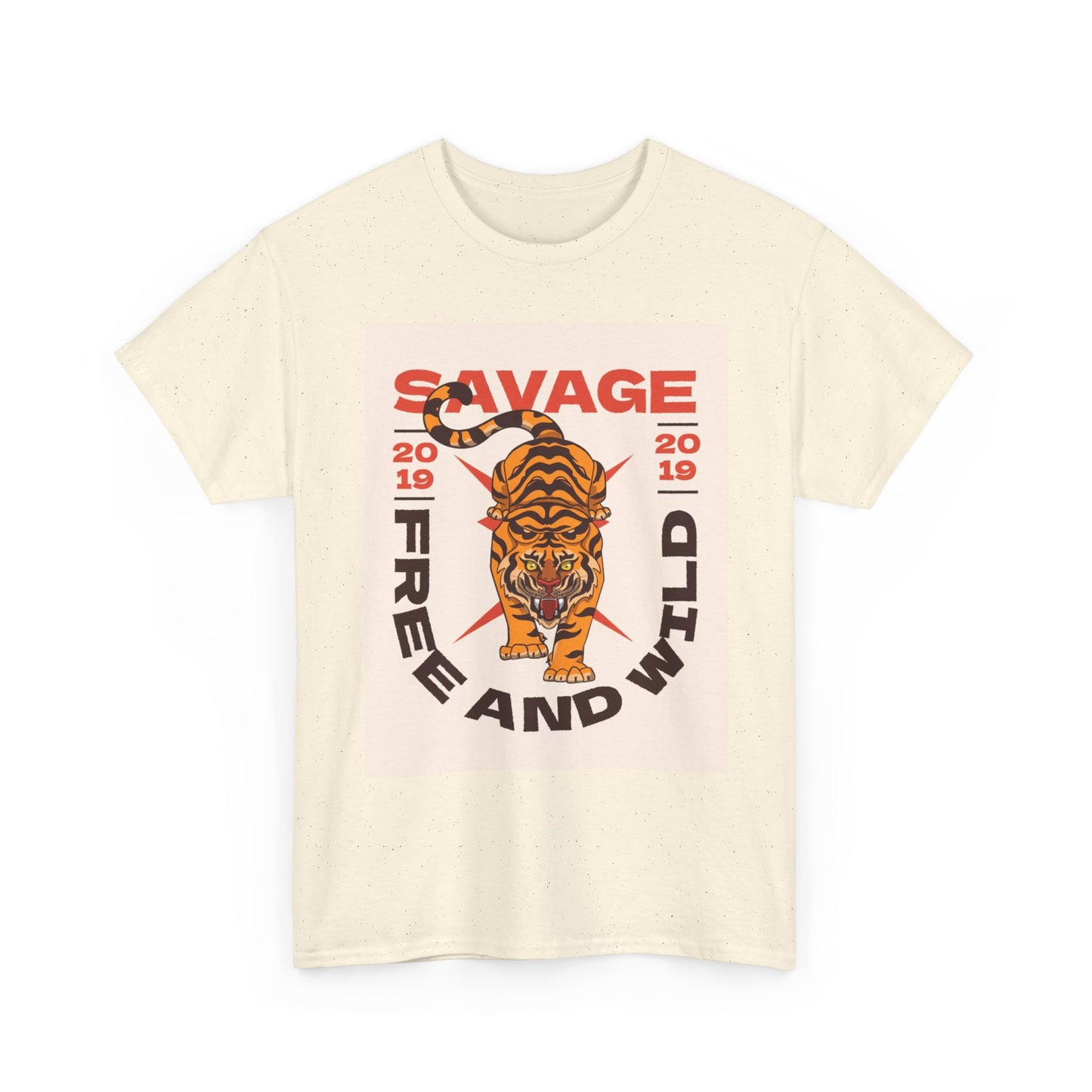Savage Wild And Free Graphic T Shirt Unisex Heavy Cotton Tee