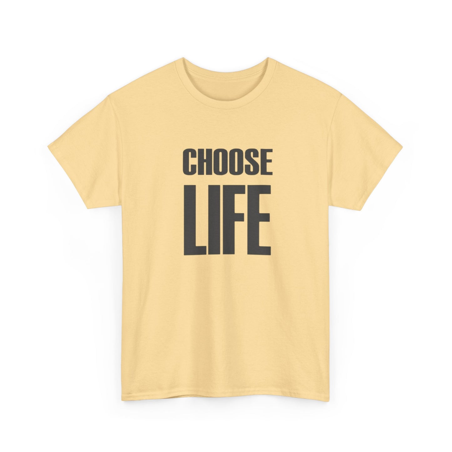 Choose Life Graphic T Shirt NEW Adult Cotton