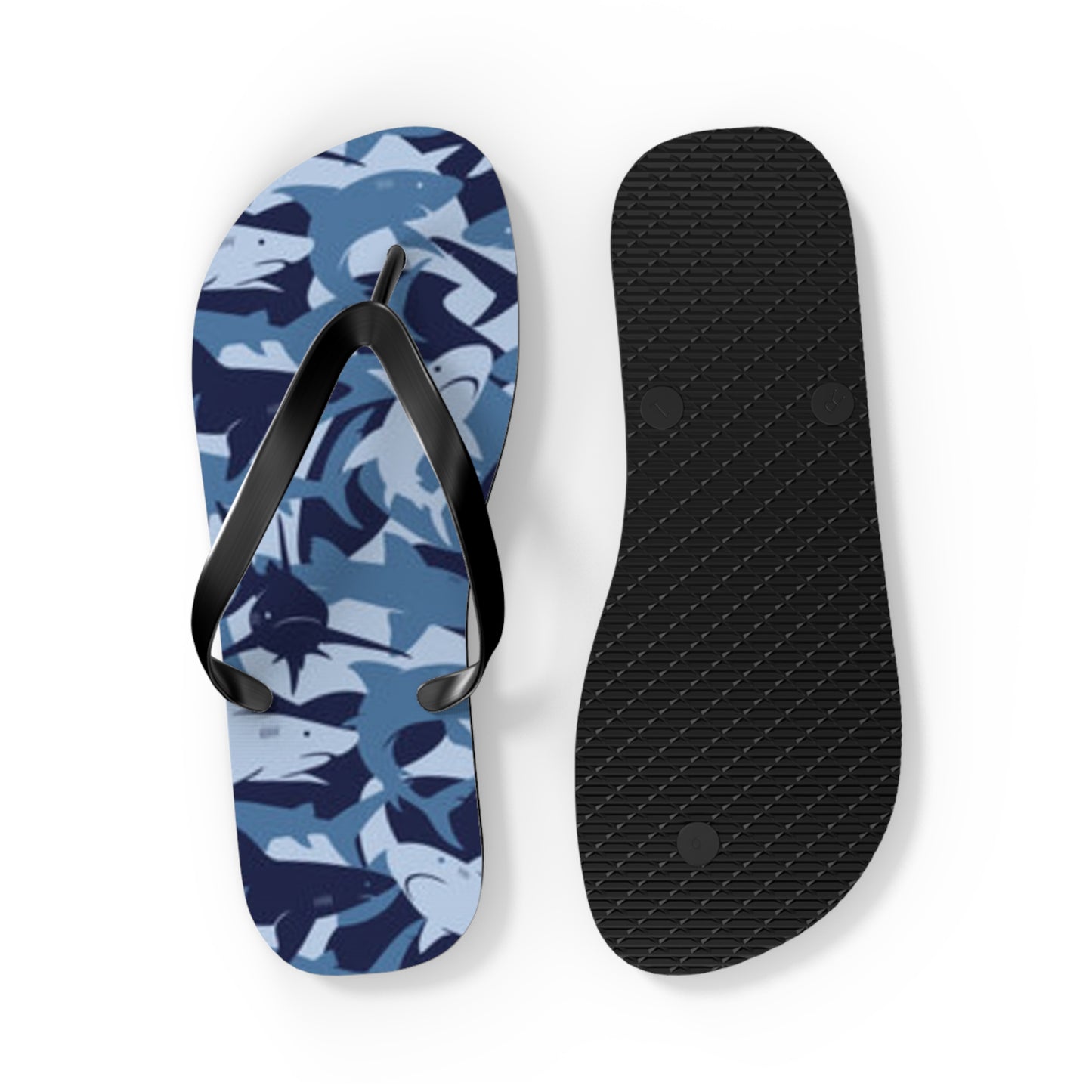 Sharks Summer Sandals, Beach Shoes, Vacation Flip Flops, Pool Slides