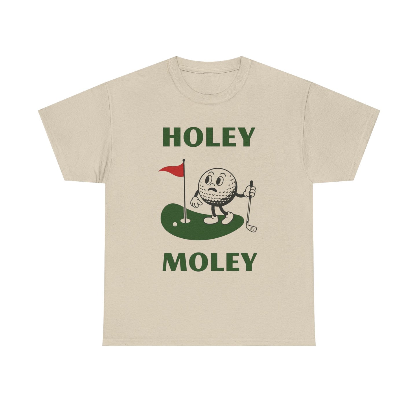 Holey Moley Golf Graphic T Shirt ADULT NEW