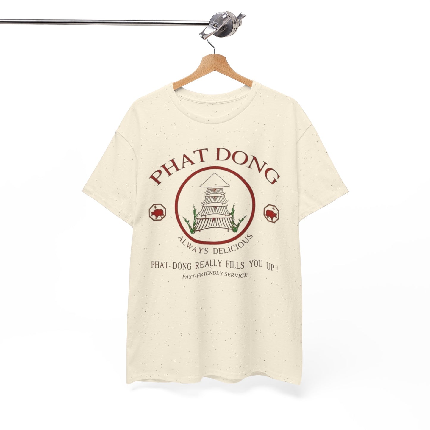 Phat Dong Funny Chinese Food Graphic T-Shirt Gift NEW Jokes  Heavy Cotton Tee
