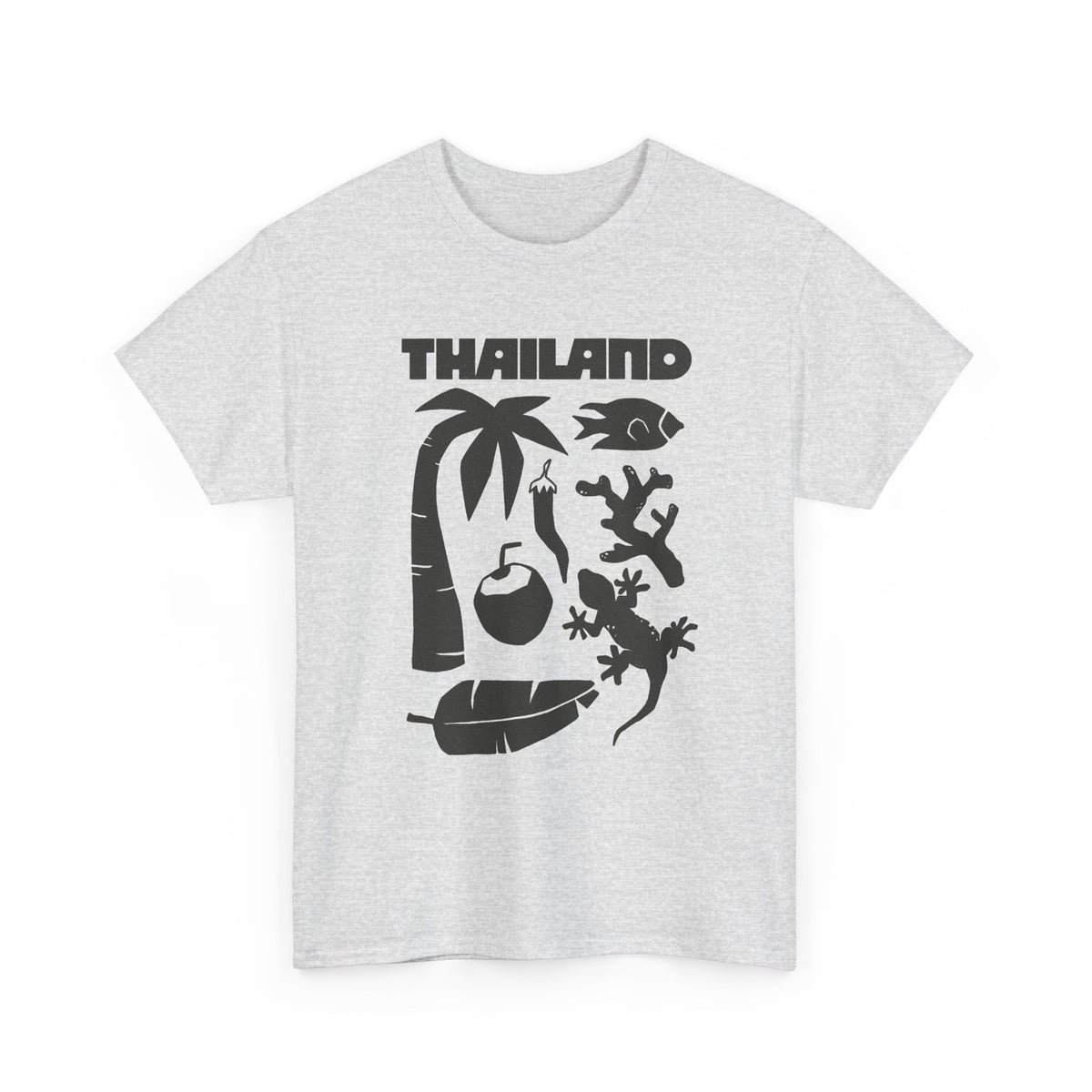 Thailand Travel Icons T-Shirt Men's Graphic Tee