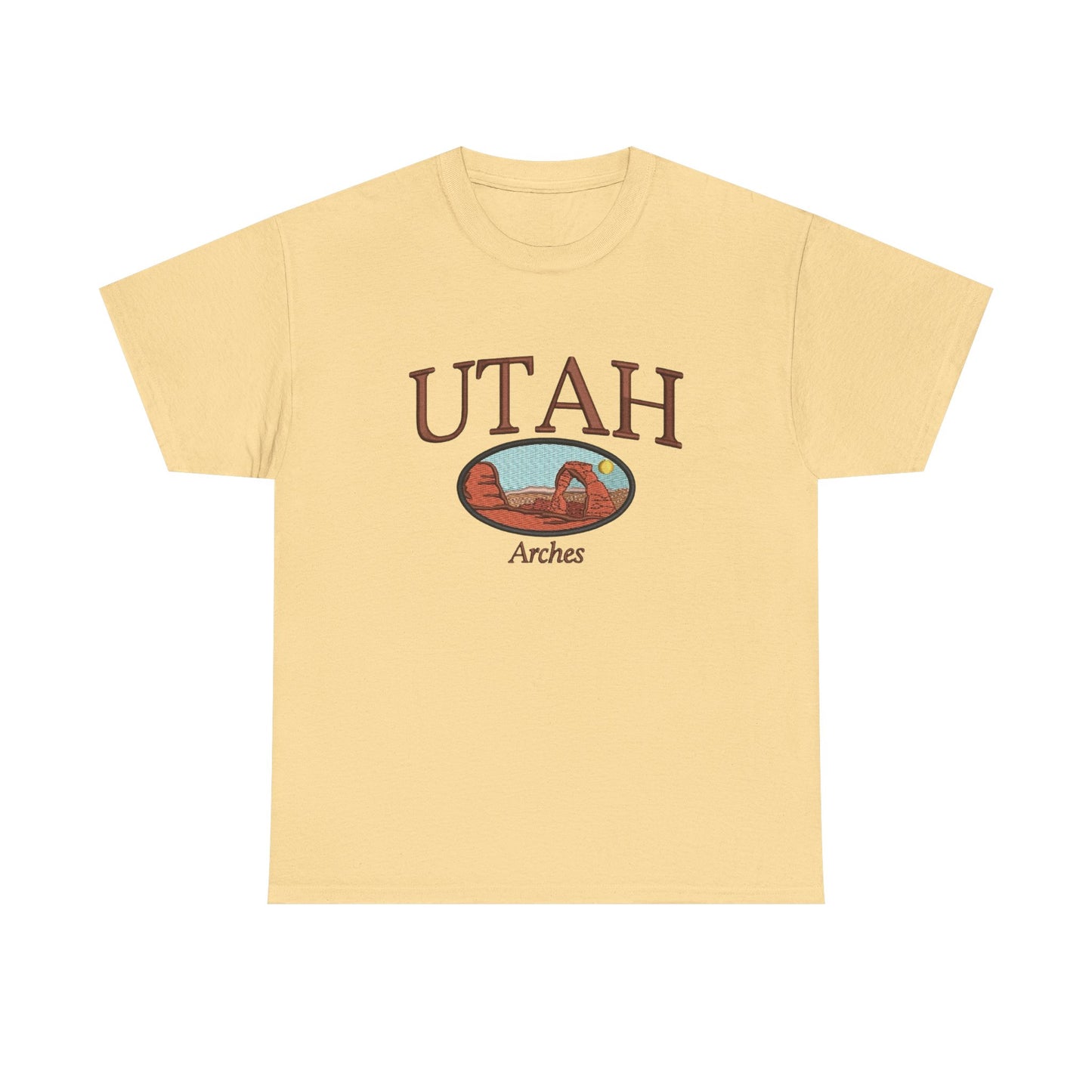 Utah Arches Graphic T Shirt NEW Unisex Heavy Cotton Tee