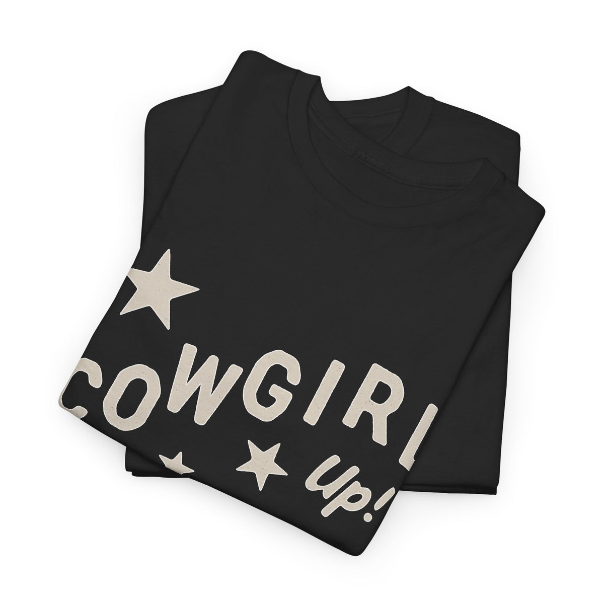 Cowgirl Up Graphic T Shirt Women's Cute Comfy Retro Heavy Cotton Tee
