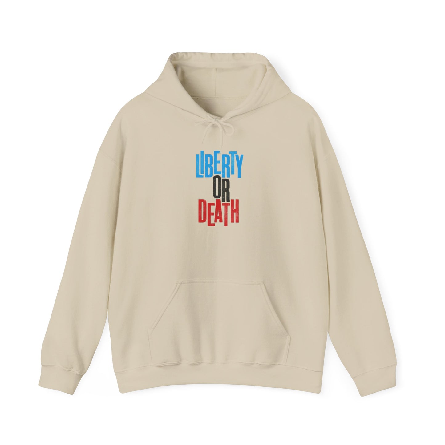 Liberty Or Death Graphic Hoodie Unisex Heavy Blend™ Hooded Sweatshirt