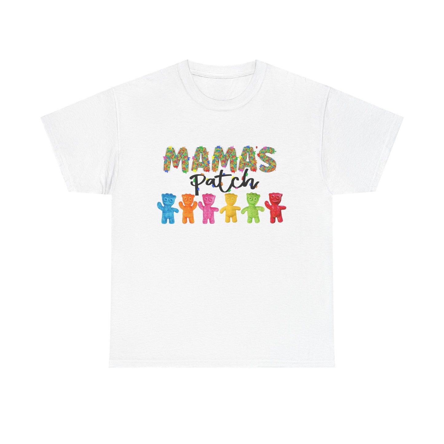 Mamas Patch Candy Cute Graphic T Shirt NEW Unisex Heavy Cotton Tee