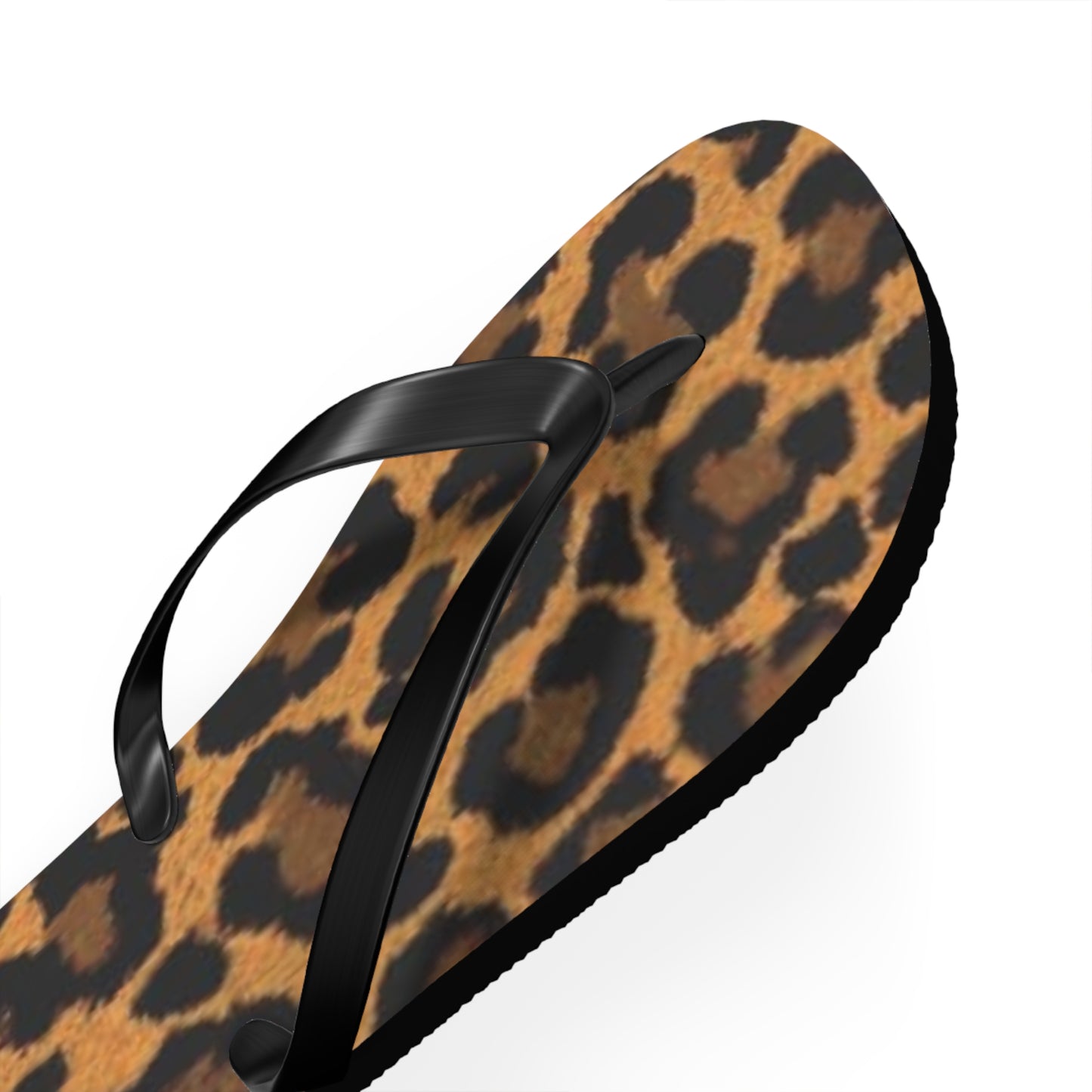 Cheetah Print Beach Sandals, Slides for Summer, Flip Flops, Water Resistant