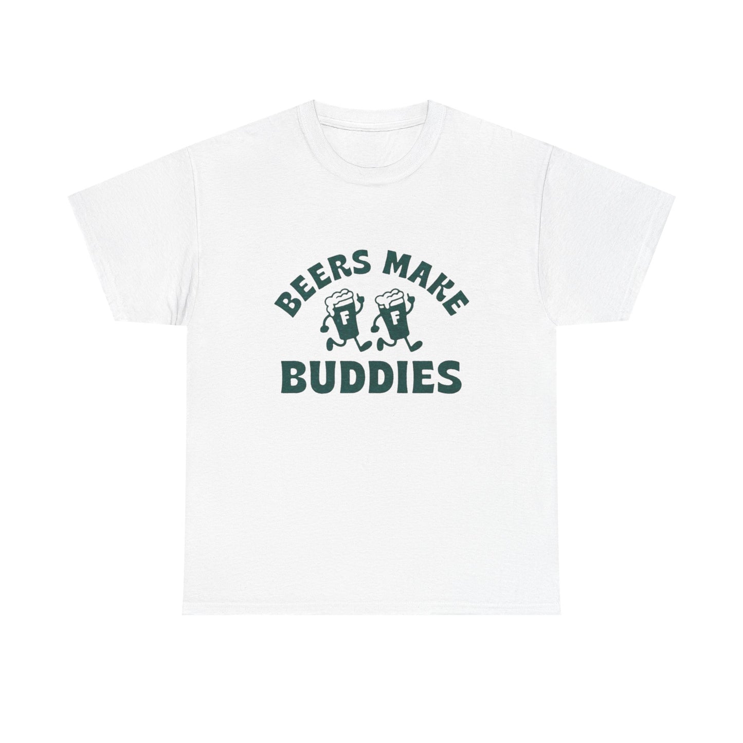 Beers Make Buddies Graphic T Shirt ADULT NEW