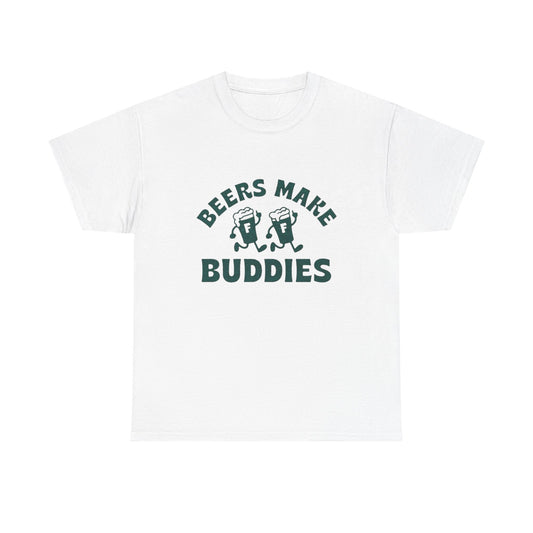 Beers Make Buddies Graphic T Shirt ADULT NEW