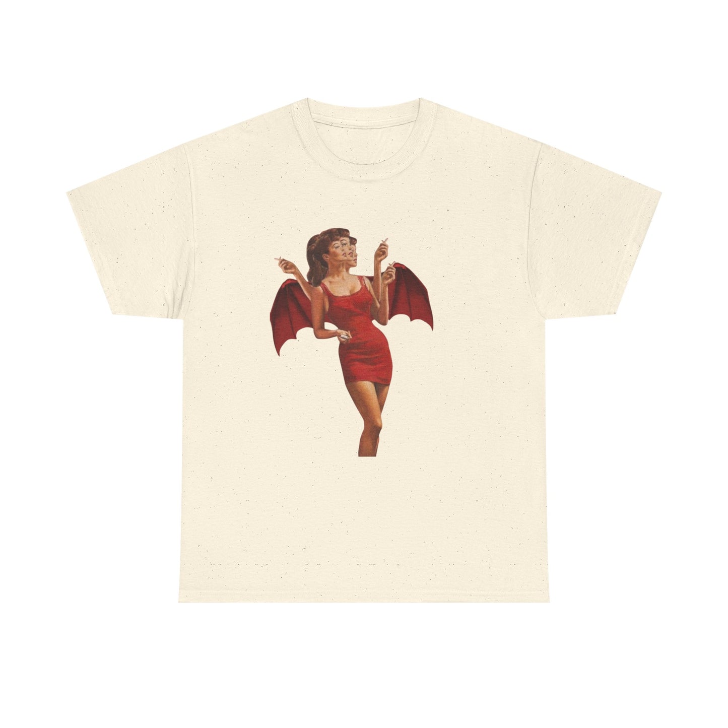 She Devil Vintage Graphic T-Shirt Women's Heavy Comfy Cotton Tee