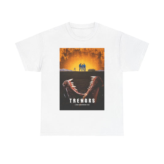 Tremors Tshirt Retro Movie Poster 90s Vintage Unisex Heavy Cotton Tee