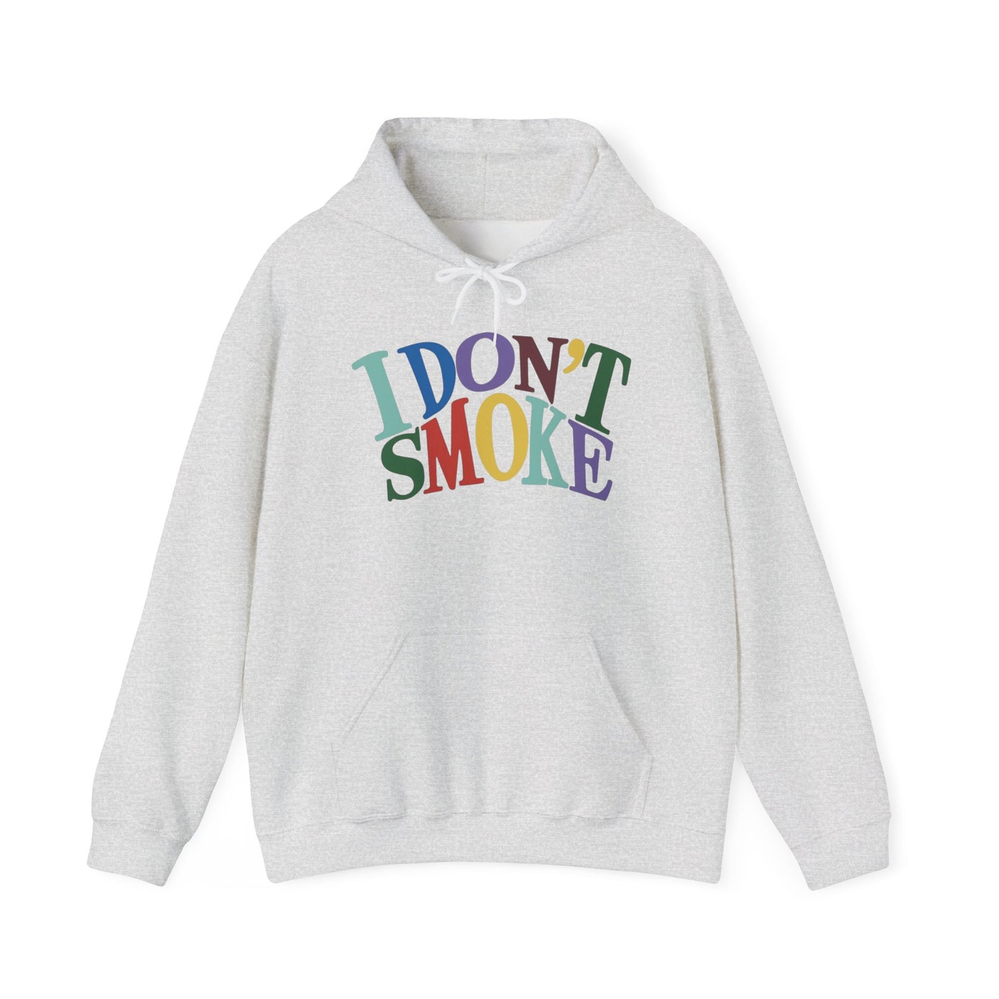 I Don't Smoke Graphic Hoodie Unisex Heavy Blend™ Hooded Sweatshirt