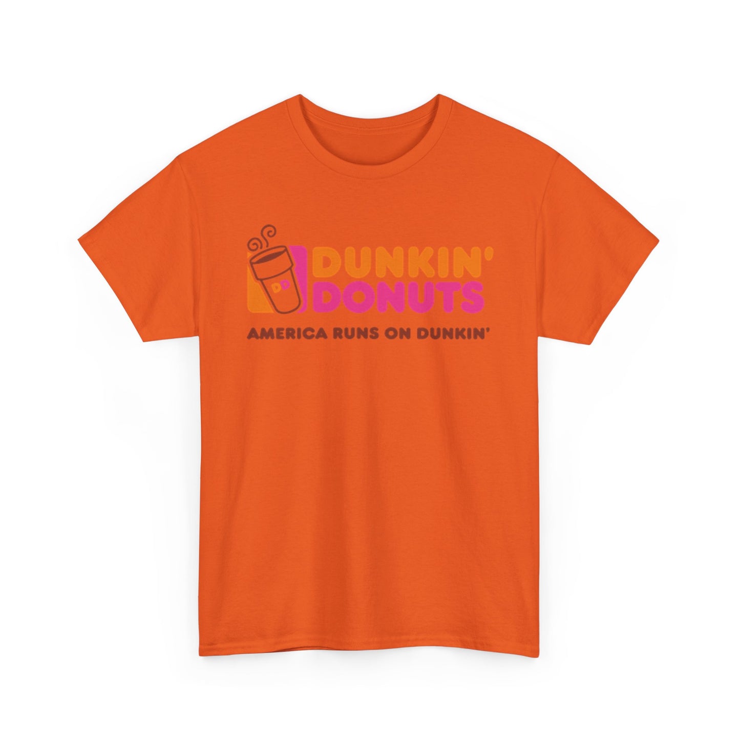 Dunkin’ Donuts T-shirt vintage Boston coffee gift retro Unisex Heavy Cotton Tee