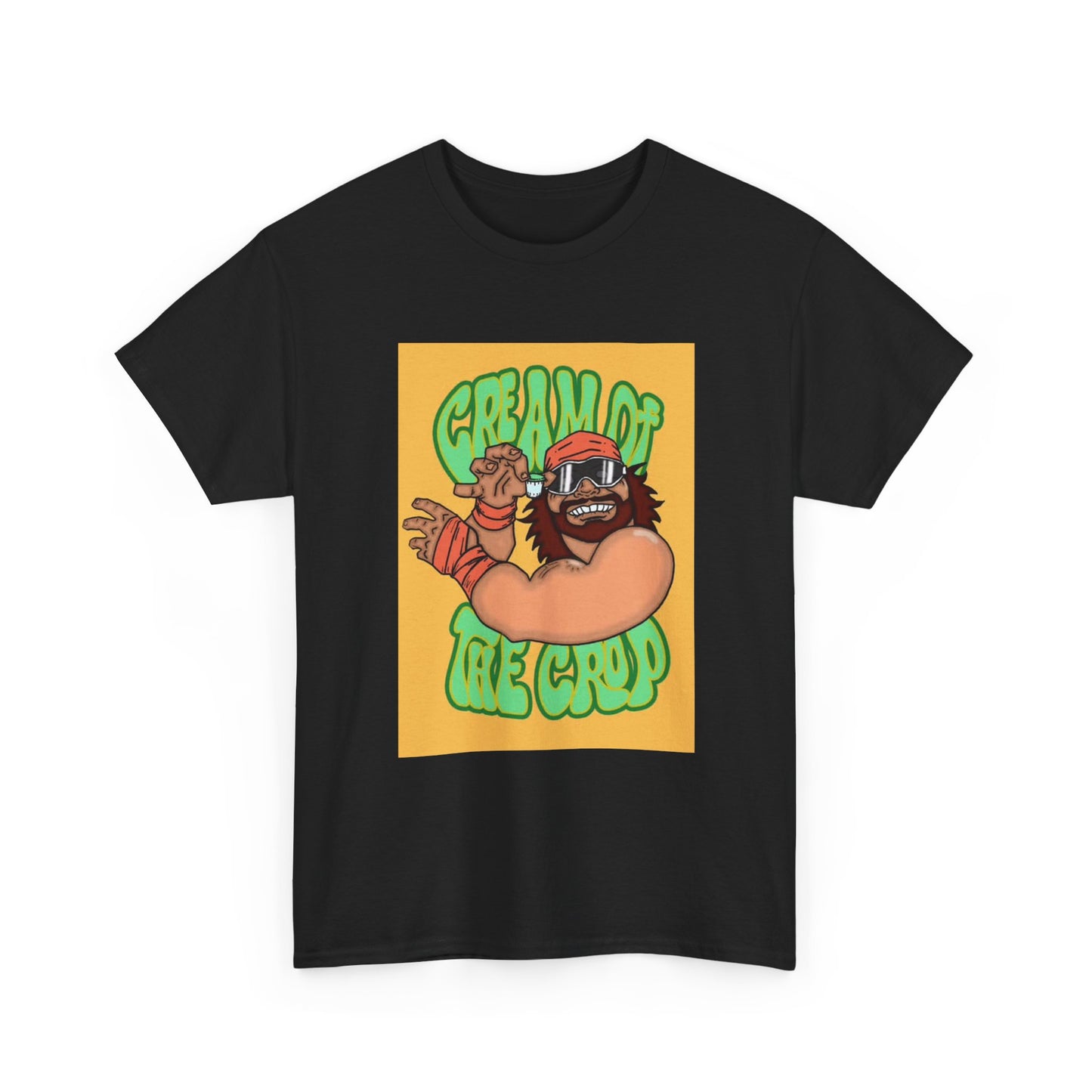 Macho Man Tshirt Vintage Wrestling Graphic WWE Unisex Heavy Cotton Tee WWF