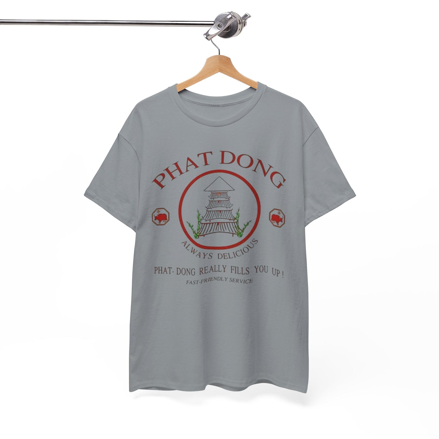 Phat Dong Funny Chinese Food Graphic T-Shirt Gift NEW Jokes  Heavy Cotton Tee