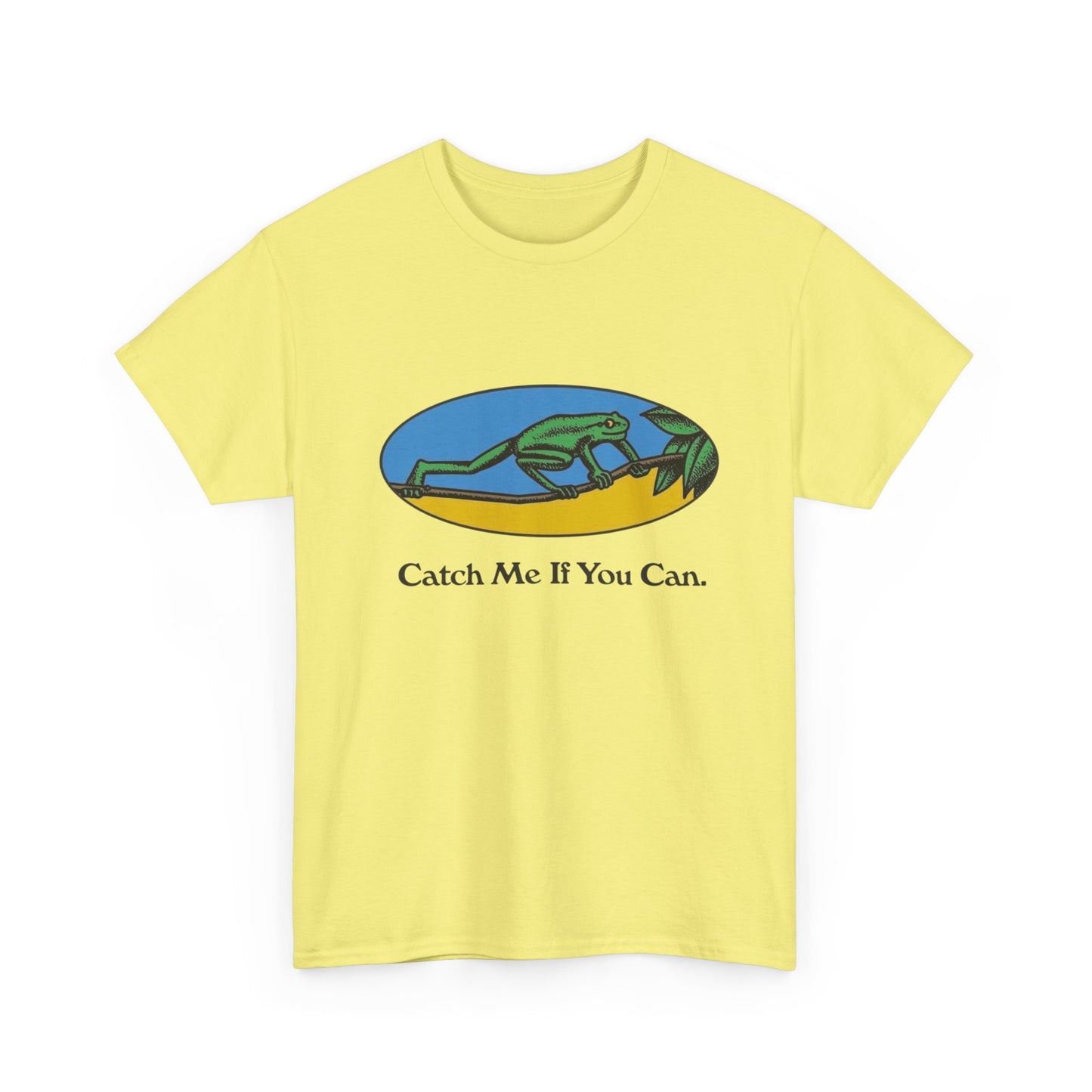 Catch Me If You Can Retro Graphic T Shirt NEW Adult Regular Heavy Cotton Tee