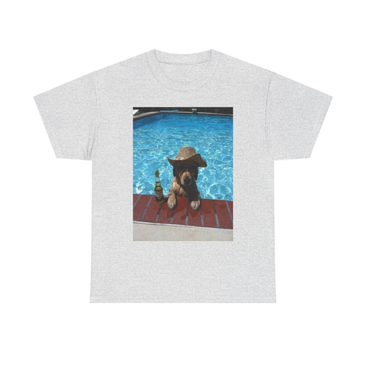 Funny Golden Retriever Dog Lover Graphic T-Shirt Unisex Heavy Cotton Tee NEW