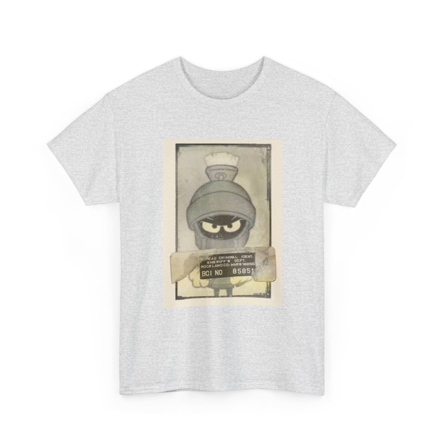 Marvin The Martian Vintage Poster Shirt Space Retro Unisex Heavy Cotton Tee