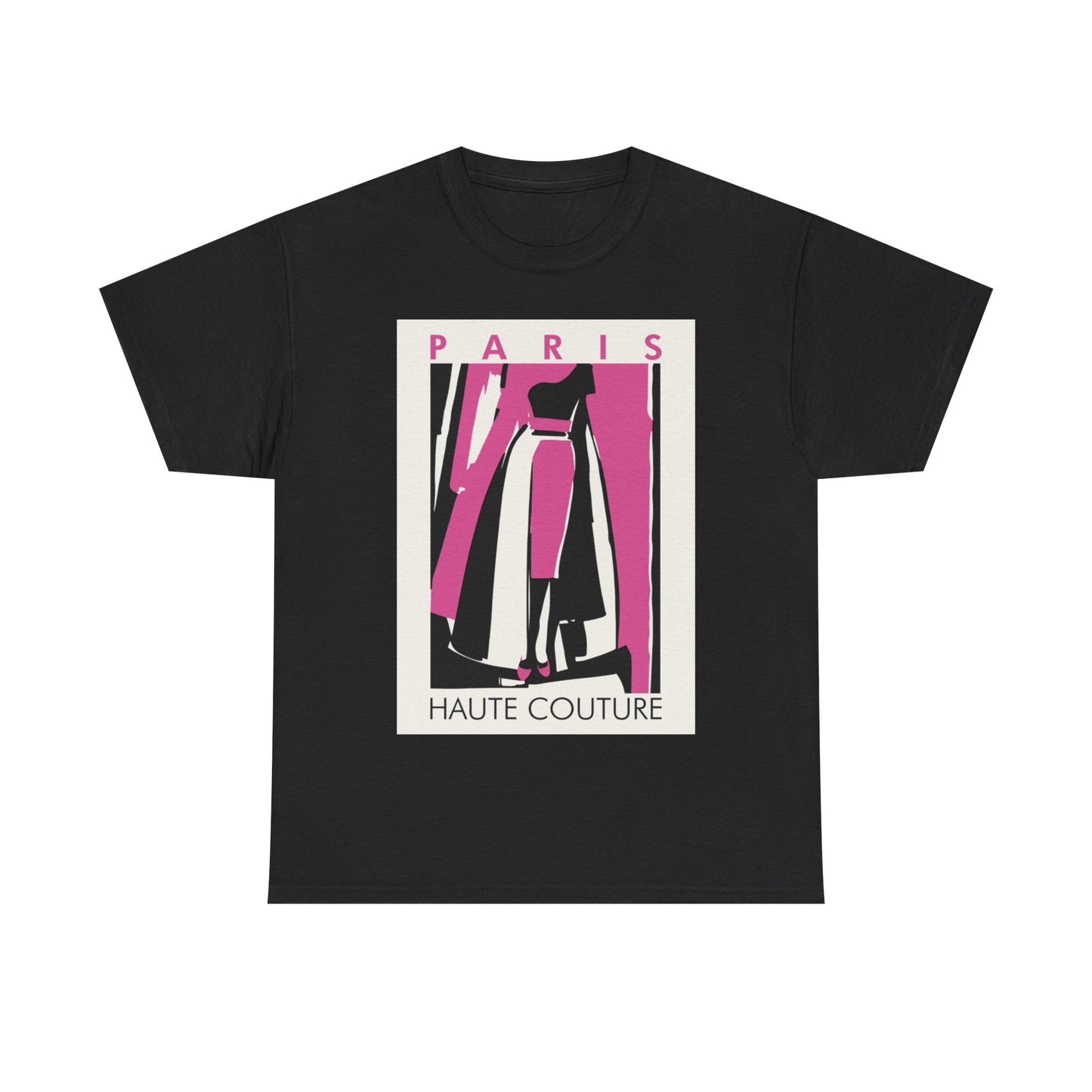 Paris Fashion Week Tshirt Vintage retro Cute girly Unisex Heavy Cotton Tee