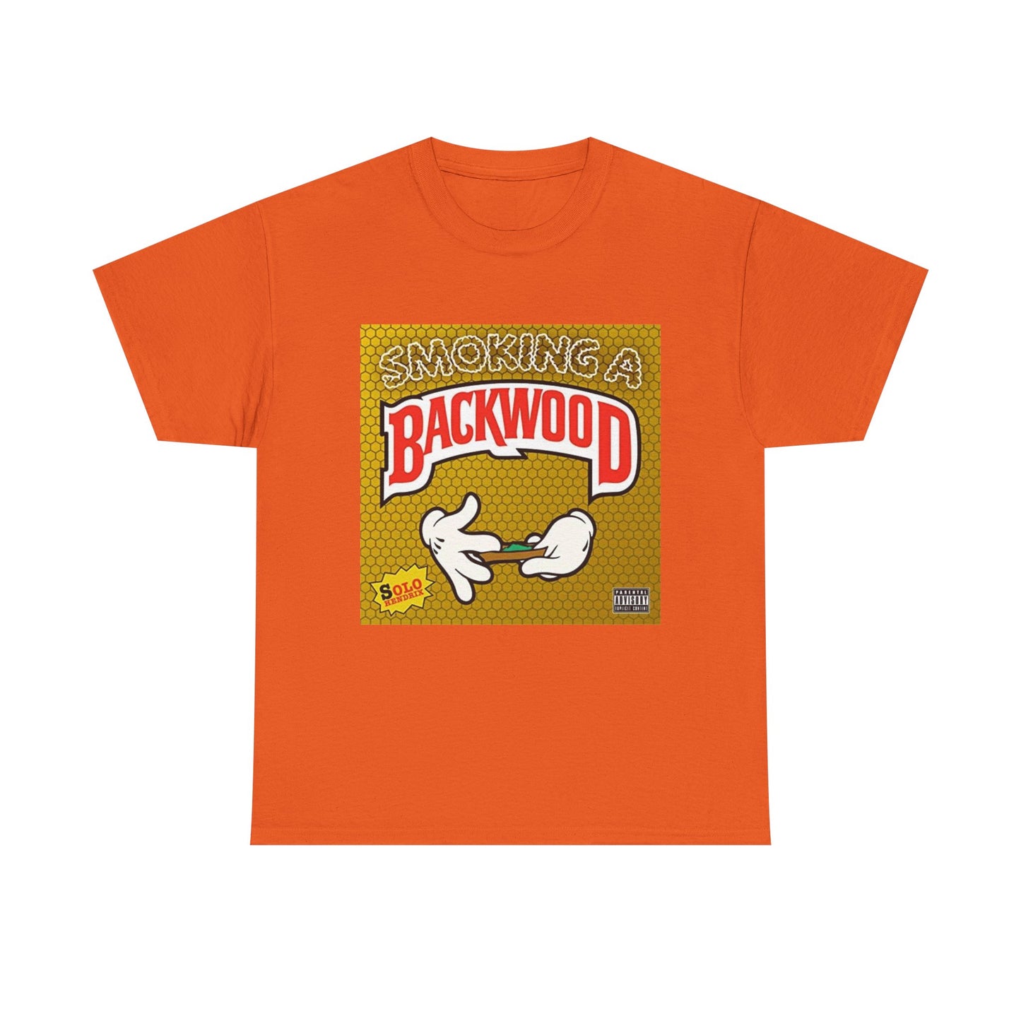 Backwoods Blunt Tshirt Rolling Up 420 Funny Graphic Unisex Heavy Cotton Tee