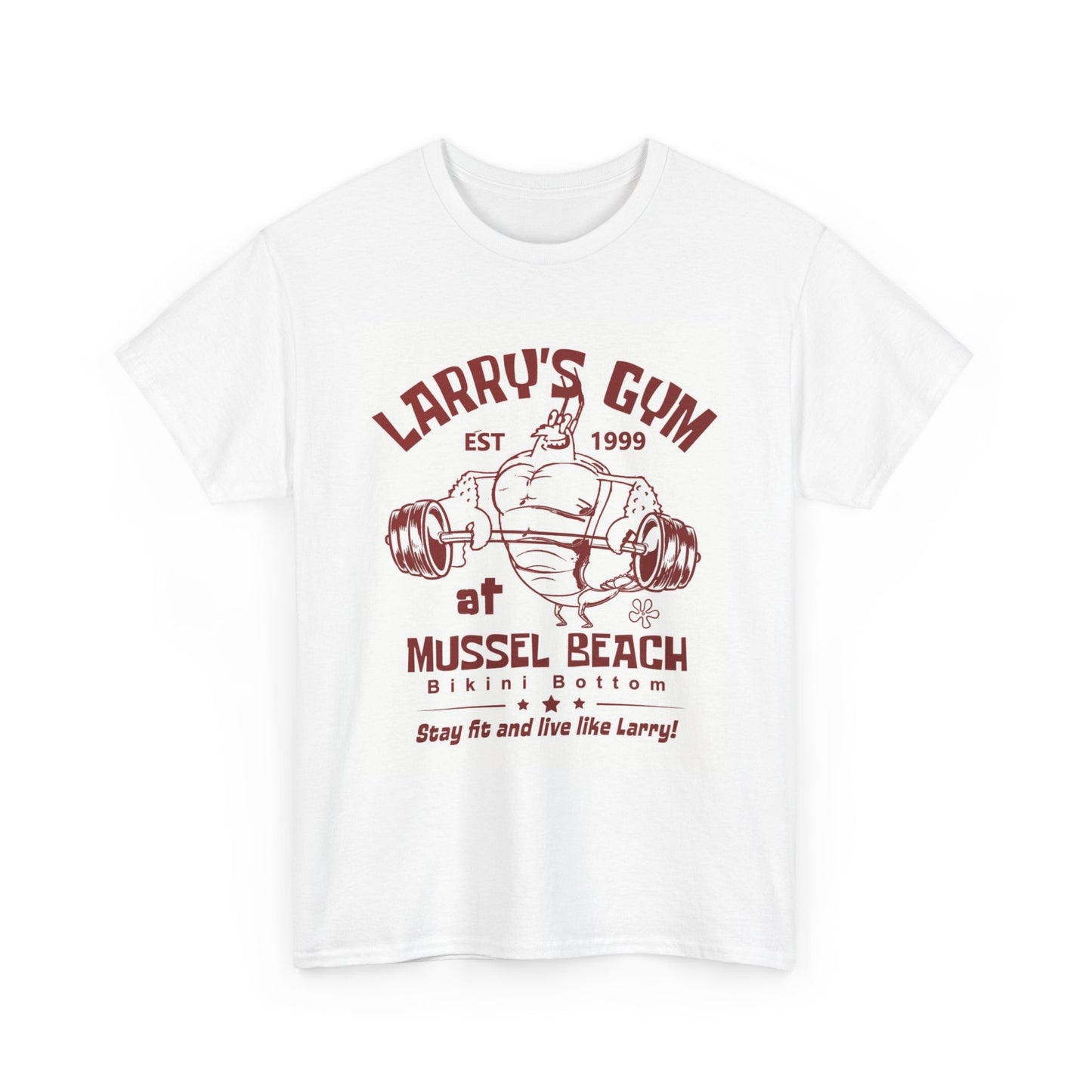 Larry's Gym Bikini Bottom Graphic T Shirt Brand New Cotton Tee