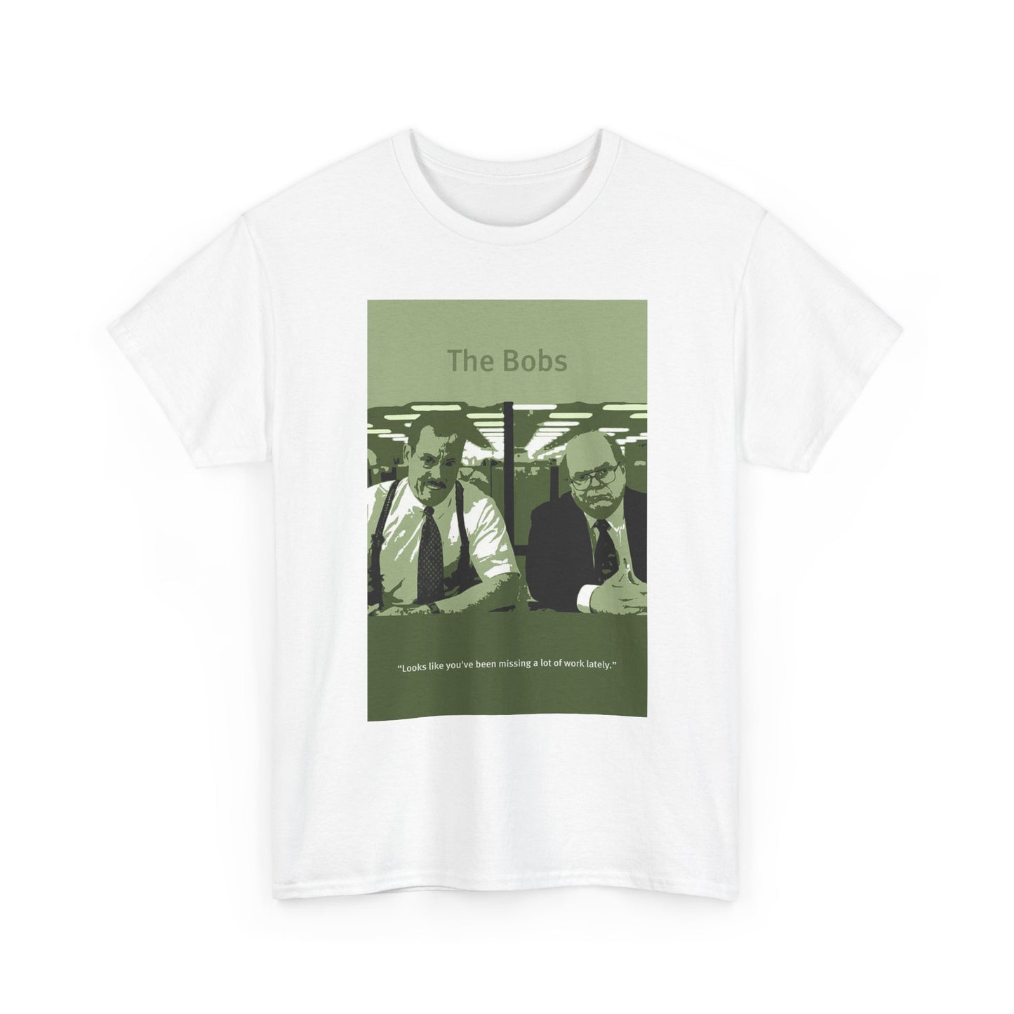 The Bobs Office Space Graphic T Shirt Vintage Movie Poster Unisex Heavy Cotton