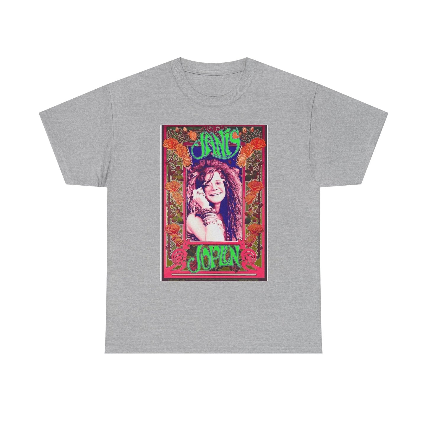 Janis Joplin Retro T Shirt BRAND NEW Apparel Unisex Graphic Tee USA