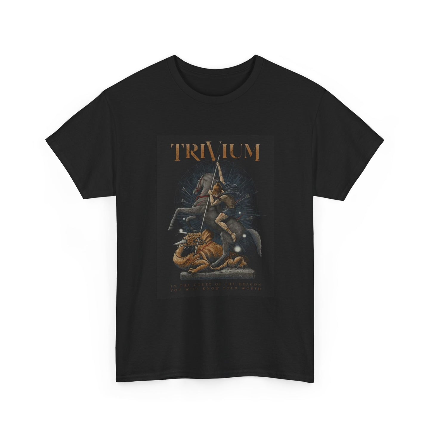 Trivium T-shirt vintage punk rock graphic art Unisex Heavy Cotton Tee