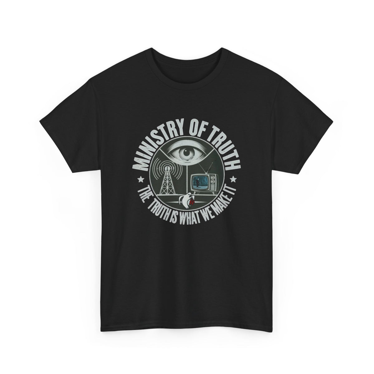 Ministry Of Truth Graphic T Shirt Men's Heavy Cotton Tee