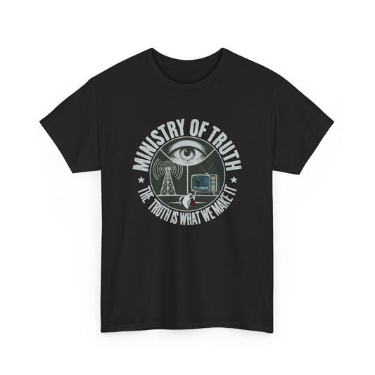 Ministry Of Truth Graphic T Shirt Men's Heavy Cotton Tee