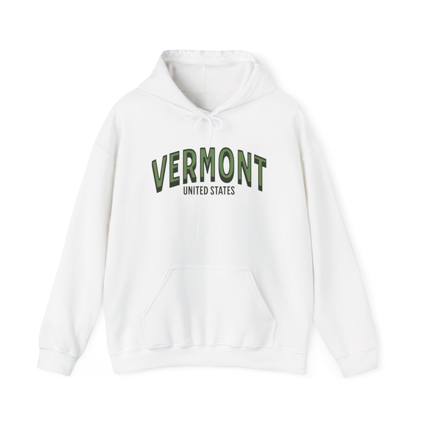 Vermont United States Graphic Hoodie Heavy Blend Sweatshirt NEW