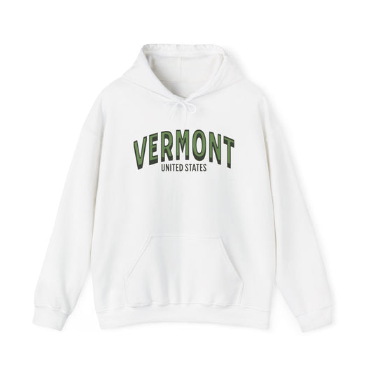 Vermont United States Graphic Hoodie Heavy Blend Sweatshirt NEW